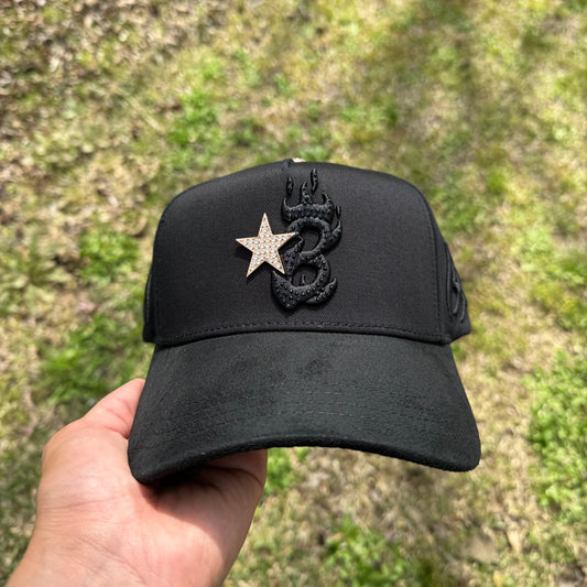 El Barbas Hats "B Star Rose Gold"